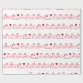 Cadeau Papier d'emballage SANTAS SLAY (Plat)