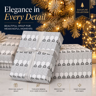 Cadeau Papier d'emballage scandinave personnalisé