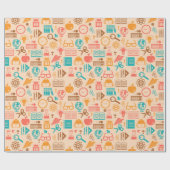 Cadeau Papier d'emballage scientifique (Plat)