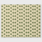 Cadeau Papier d'emballage Serpent Vert (Plat)