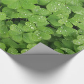 Cadeau Papier d'emballage shamrock à trèfle vert (Coin)