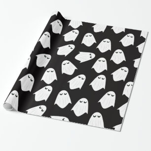 Cadeau Papier d'emballage silhouette motif Ghosts