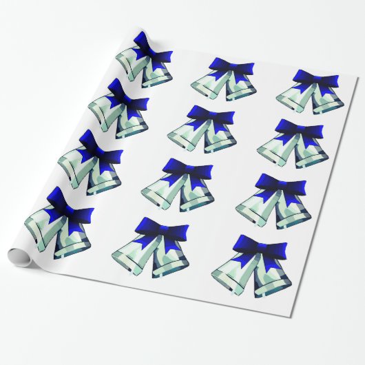 Cadeau Papier d'emballage Silver Bells (Déroulé)