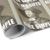 Cadeau Papier d'emballage simple de cadeaux (Coin rond)