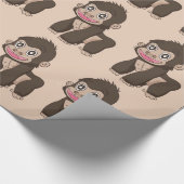 Cadeau Papier d'emballage singe (Coin)