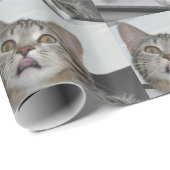 Cadeau Papier d'emballage Skittles le Chat (Coin rond)