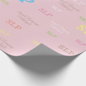 Cadeau Papier d'emballage SLP (orthophoniste) (Coin)