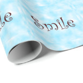 Cadeau Papier d'emballage sourire (Coin rond)