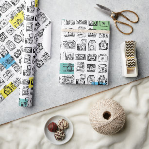 Cadeau Papier d'emballage - 'Sourires' à travers les ans