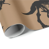 Cadeau Papier d'emballage spécial unique pour le squelett (Coin rond)