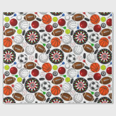 Cadeau Papier d'emballage sportif (Plat)