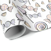 Cadeau Papier d'emballage Sweet Little One (Coin rond)