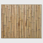 Cadeau Papier d'emballage texturé en bambou (Plat)