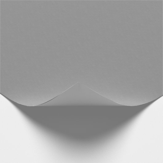 Cadeau Papier d'emballage texturé gris neutre (Coin)