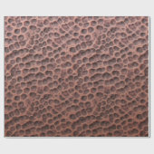 Cadeau Papier d'emballage texturisé de cuivre (Plat)