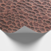 Cadeau Papier d'emballage texturisé de cuivre (Coin)