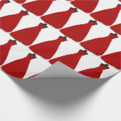 Cadeau Papier d'emballage thème robe rouge (Coin)
