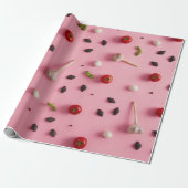 Cadeau papier d'emballage tomate (Déroulé)