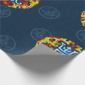 Cadeau papier d'emballage traditionnel chinois (Coin)