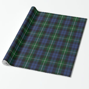 Cadeau Papier d'emballage traditionnel de plaid de tartan