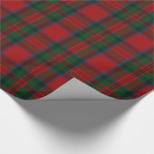 Cadeau Papier d'emballage traditionnel de plaid de tartan (Coin)