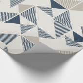 Cadeau papier d'emballage triangles moderne (Coin)