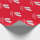 Cadeau Papier d'emballage tropical de bascules (Coin)