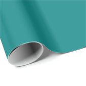 Cadeau Papier d'emballage turquoise (Coin rond)