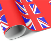 Cadeau Papier d'emballage Union Jack (Coin rond)