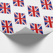 Cadeau Papier d'emballage Union jack avec drapeau britann (Coin)