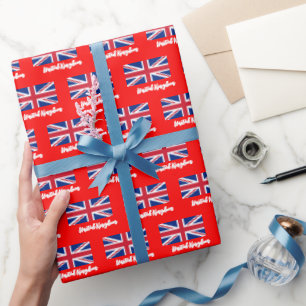 Cadeau Papier d'emballage Union Jack, drapeau britannique