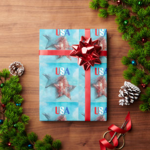 Cadeau Papier d'emballage USA