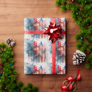 Cadeau Papier d'emballage USA