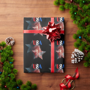 Cadeau Papier d'emballage USA