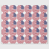 Cadeau Papier d'emballage Usa Flag (Plat)