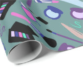 Cadeau Papier d'emballage V1 de maquillage (Coin rond)