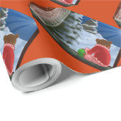 Cadeau Papier d'emballage - Vacances (Coin rond)