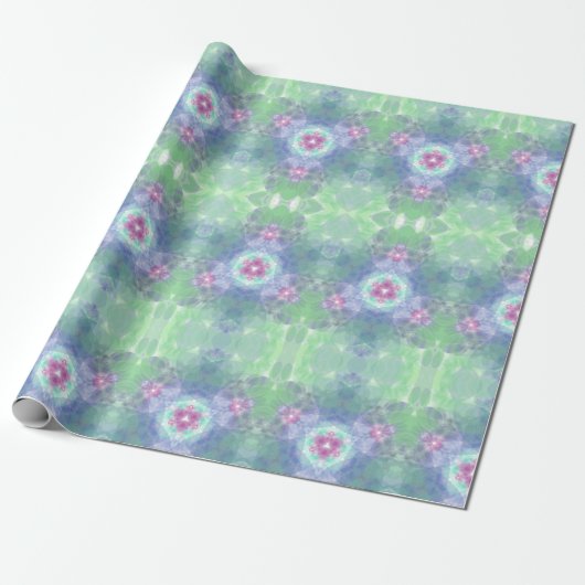 Cadeau Papier d'emballage vert (Déroulé)