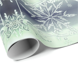 Cadeau Papier d'emballage vert à la menthe
