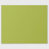 Cadeau Papier d'emballage vert avocat (Plat)