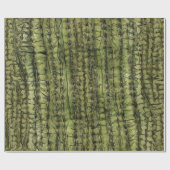 Cadeau Papier d'emballage vert cactus (Plat)