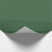 Cadeau Papier d'emballage vert de Chasseur solide (Coin)