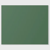 Cadeau Papier d'emballage vert de Chasseur solide (Plat)