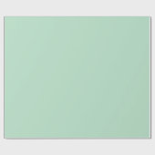 Cadeau Papier d'emballage vert menthe élégant (Plat)