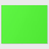Cadeau Papier d'emballage vert néon (Plat)