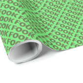 Cadeau Papier d'emballage vert pâle (Coin rond)