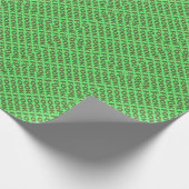 Cadeau Papier d'emballage vert pâté (Coin)