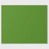 Cadeau Papier d'emballage vert uni (Plat)
