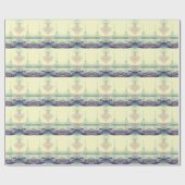 Cadeau Papier d'emballage vintage de Paris (Plat)