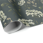 Cadeau Papier d'emballage vintage pour impression botaniq (Coin rond)